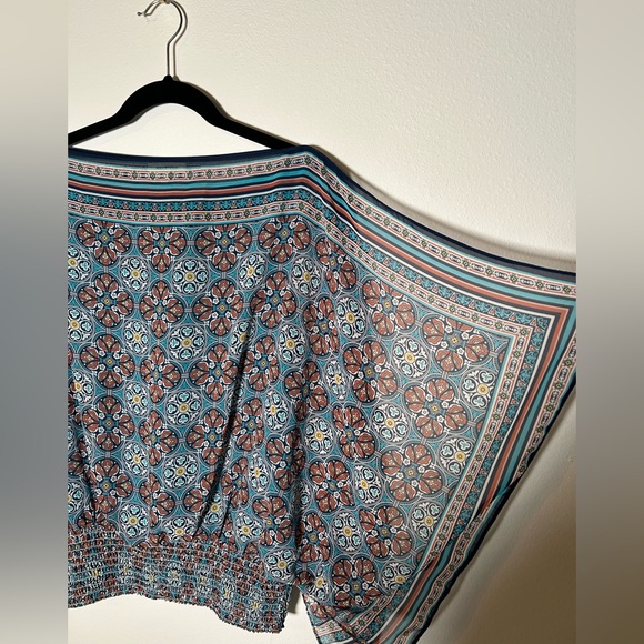 Max Studio Multicolor Patterned Top - Picture 3 of 6